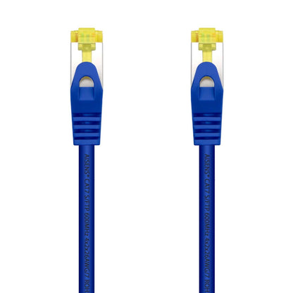 AISENS Cable de red latiguillo RJ45 LSZH Cat.7 600 MHz S/FTP PIMF AWG26, Azul, 25cm