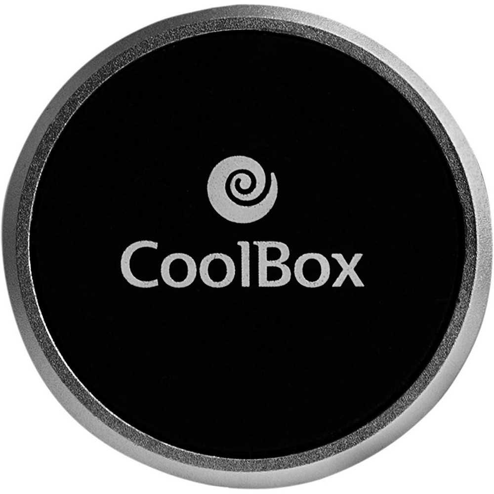 CoolBox Soporte teléfono o tablet, Rejilla coche, Negro