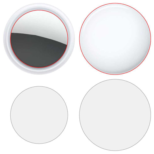 Protector Delantero+Trasero Hidrogel Compatible con Airtag Lámina Película Protectora Antiarañazos Membrana Suave