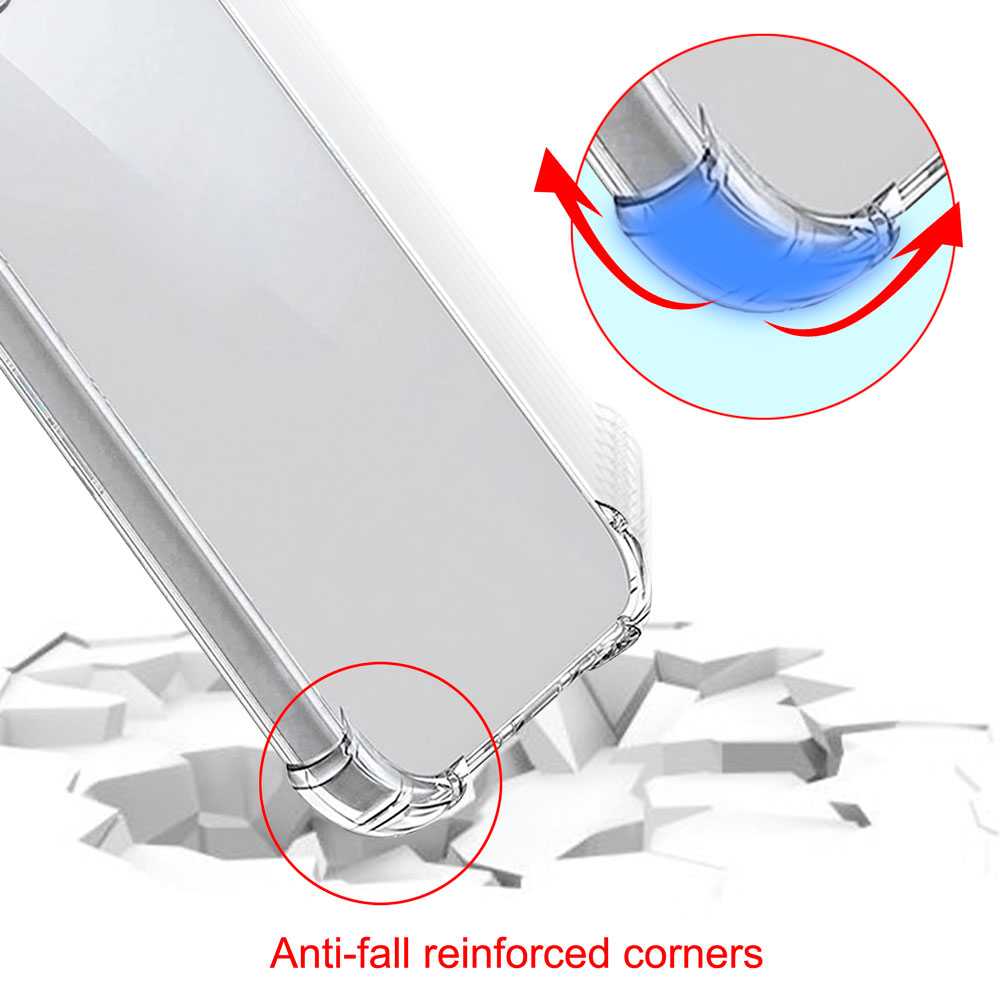 Funda Protectora de TPU Compatible con Iphone 13 Carcasa Esquinas Reforzadas
