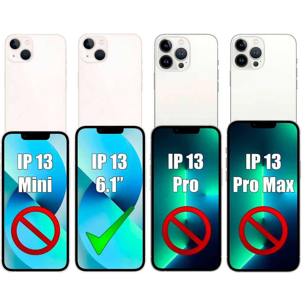 Funda Protectora de TPU Compatible con Iphone 13 Carcasa Esquinas Reforzadas