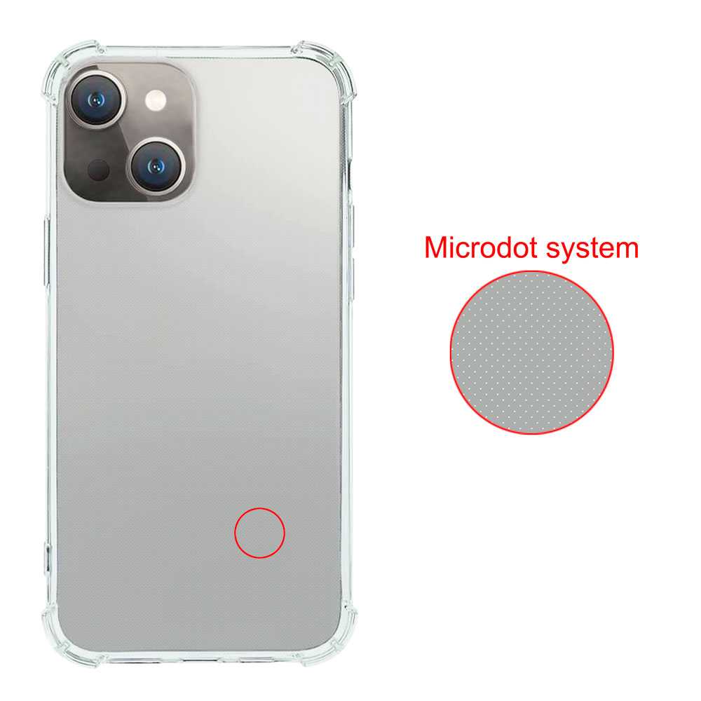 Funda Protectora de TPU Compatible con Iphone 13 Carcasa Esquinas Reforzadas