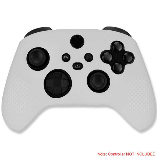 Funda de Silicona Compatible con Mando XBox Serie X/S Translúcida Anti Caídas Golpes Goma Polvo Flexible Suave