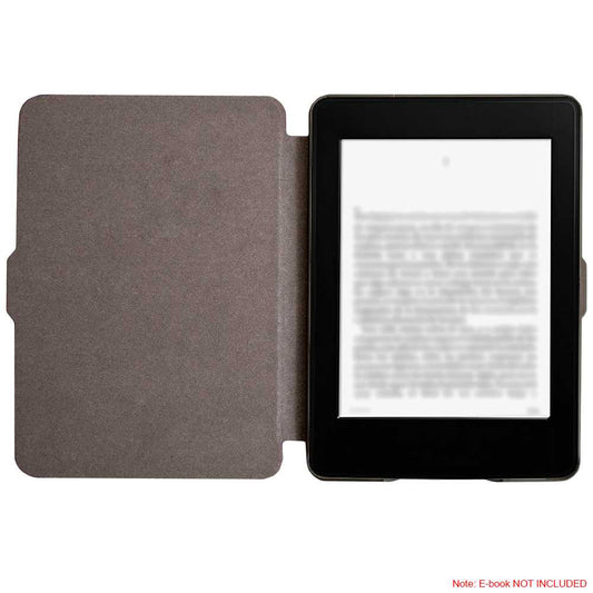 Funda Con Tapa Cierre Magnético Cuero Sintetico para Kindle Paperwhite 3/2/1 G.7/6/5 Negra