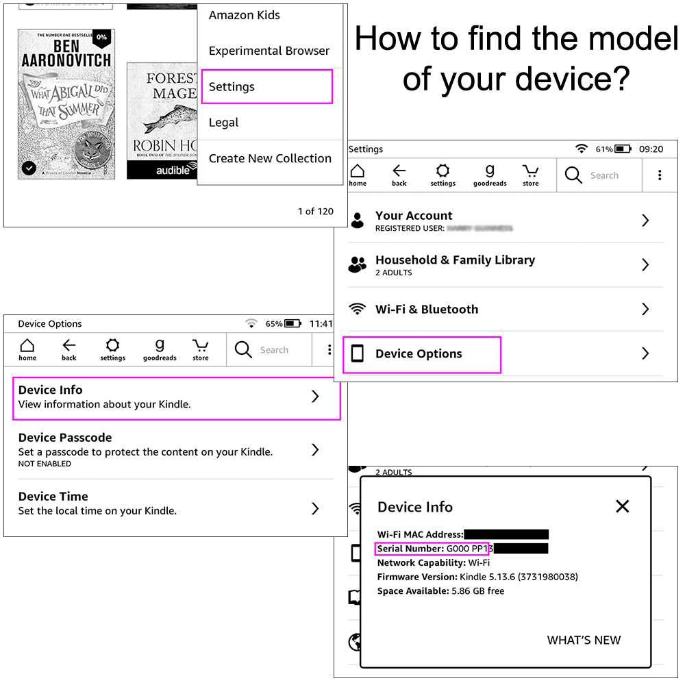 Funda Con Tapa Cierre Magnético Cuero Sintetico para Kindle Paperwhite 3/2/1 G.7/6/5 Negra