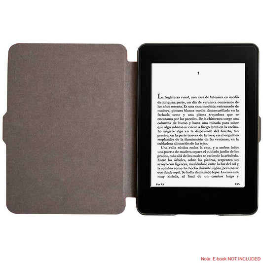 Funda Con Tapa Cierre Magnético Cuero Sintetico para Kindle Paperwhite 3/2/1 G.7/6/5 Roja