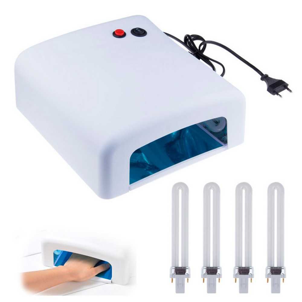 Lampara 36W Ultravioleta UV Secador de Uñas para Manicura Gel Esmalte Permanente