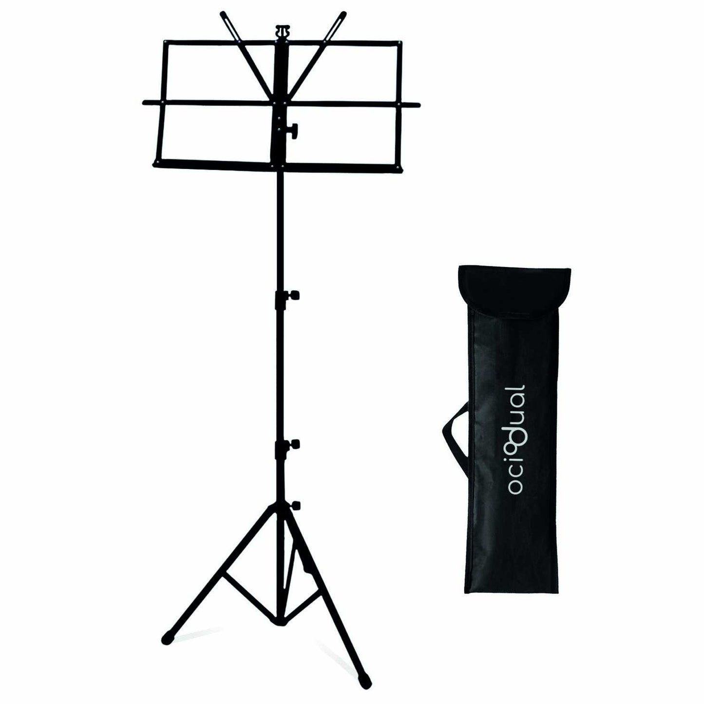Atril Musica, Tripode, Atril Partituras, Soporte Portatil, Atril Plegable con Bolsa de Transporte, Orquesta, Faristol