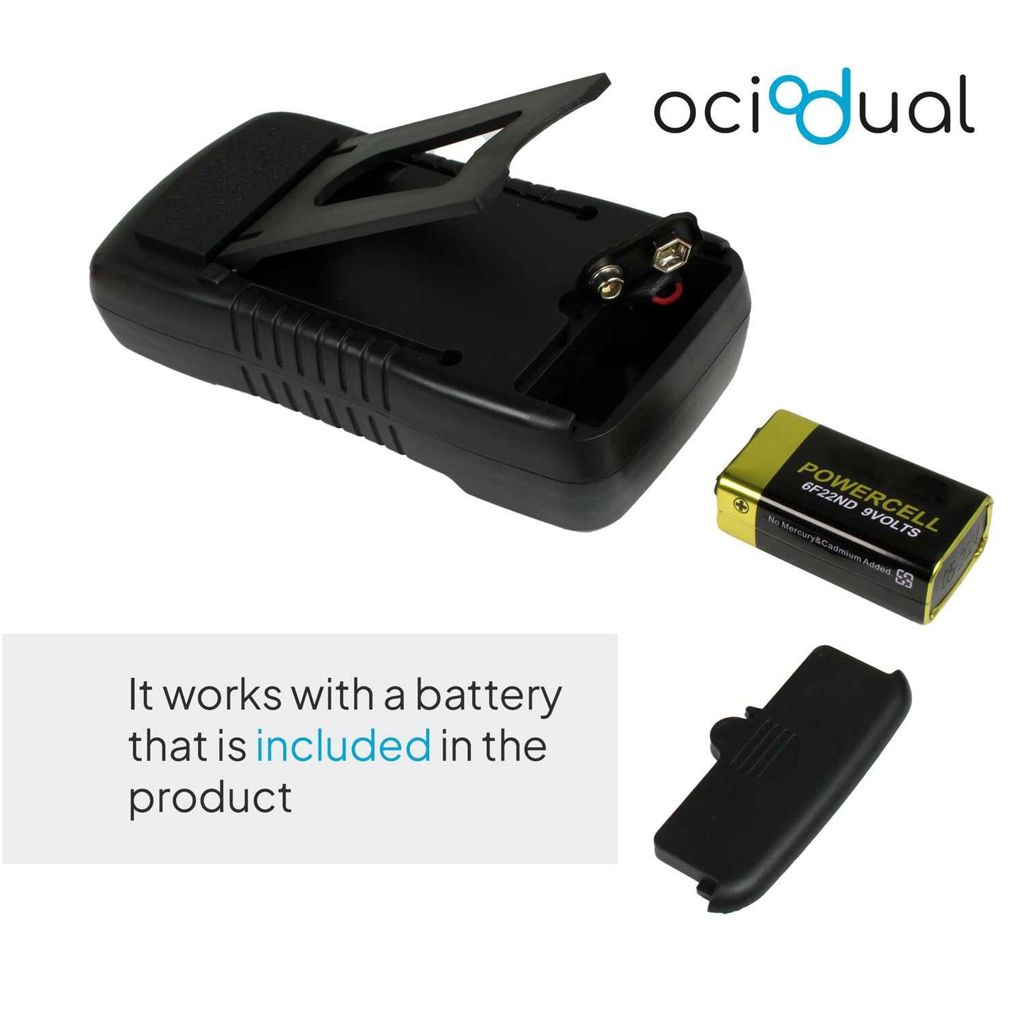 Polimetro Digital Multimetro Profesional Tester Voltimeter Medidor Tension AC DC Multimetro Voltimetro Medidor de Corriente con Pantalla Iluminada