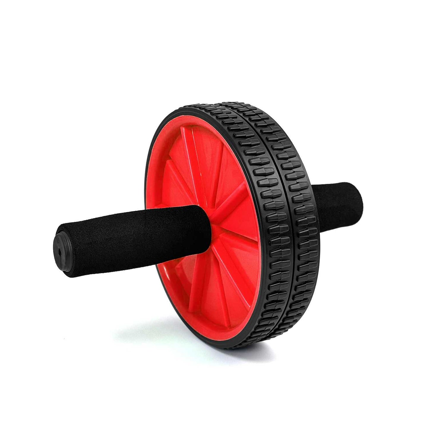 Rueda Abdominal Ab Wheel Abdominales Roller Gimnasio en Casa con Alfombra Rojo