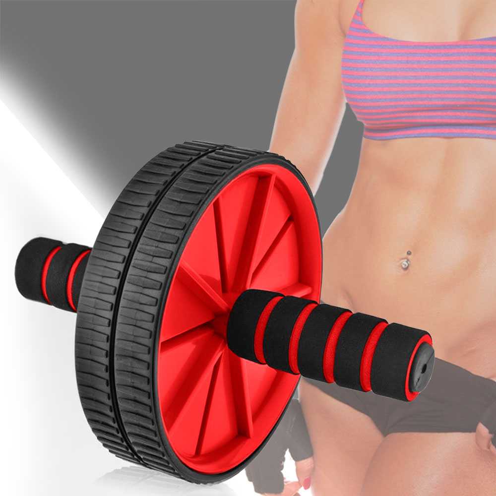 OcioDual Rueda Abdominal, Rodillo Abdominales, Rueda Abdominales con Mango, Ejercicio en Casa, Gym en Casa, Core, Flexibilidad y