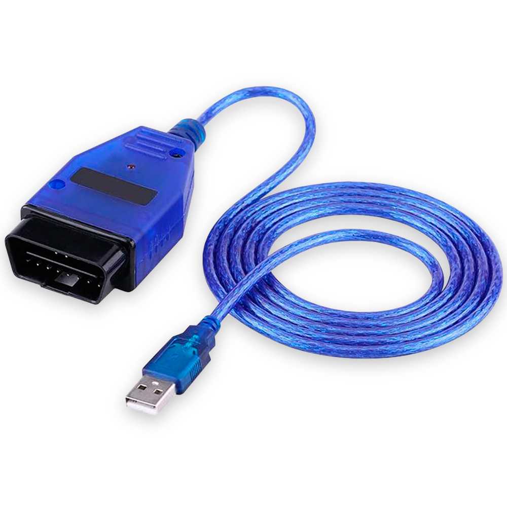 Cable USB de Diagnóstico Azul Análisis Escaneo Escaner Diagnosis para Ver Escanear Códigos Motor Coches Hasta 2004