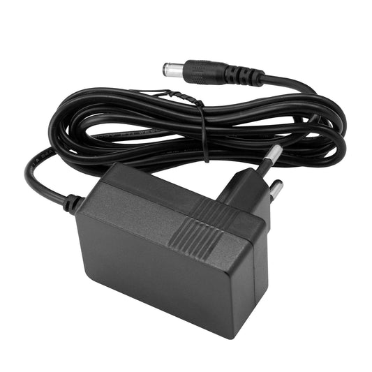 Adaptador de Corriente 12V 1A Conector DC 5.5mm, Fuente de Alimentación jack de conexión 5,5mm Exterior y 2,5mm Interno, Input 100-240V~50/60Hz 0.5A Max, Output 12V~1.0A