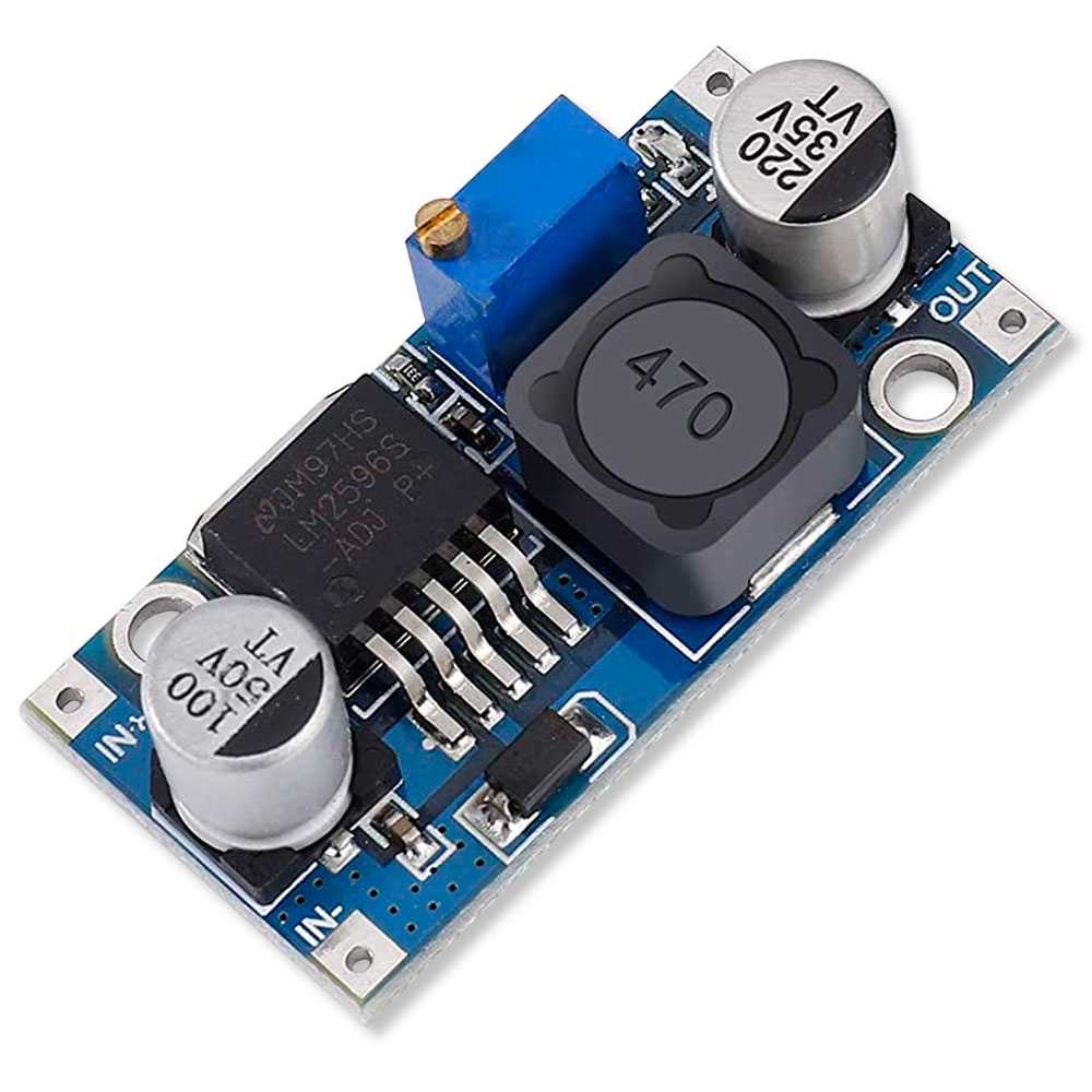 Módulo Regulador Voltaje LM2596S Reductor Tensión Paso de la Fuente Alimentación CC-DC Step Down 3.2-40V a 1.25-35V