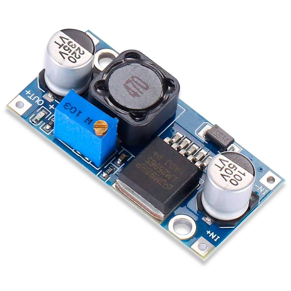 Módulo Regulador Voltaje LM2596S Reductor Tensión Paso de la Fuente Alimentación CC-DC Step Down 3.2-40V a 1.25-35V