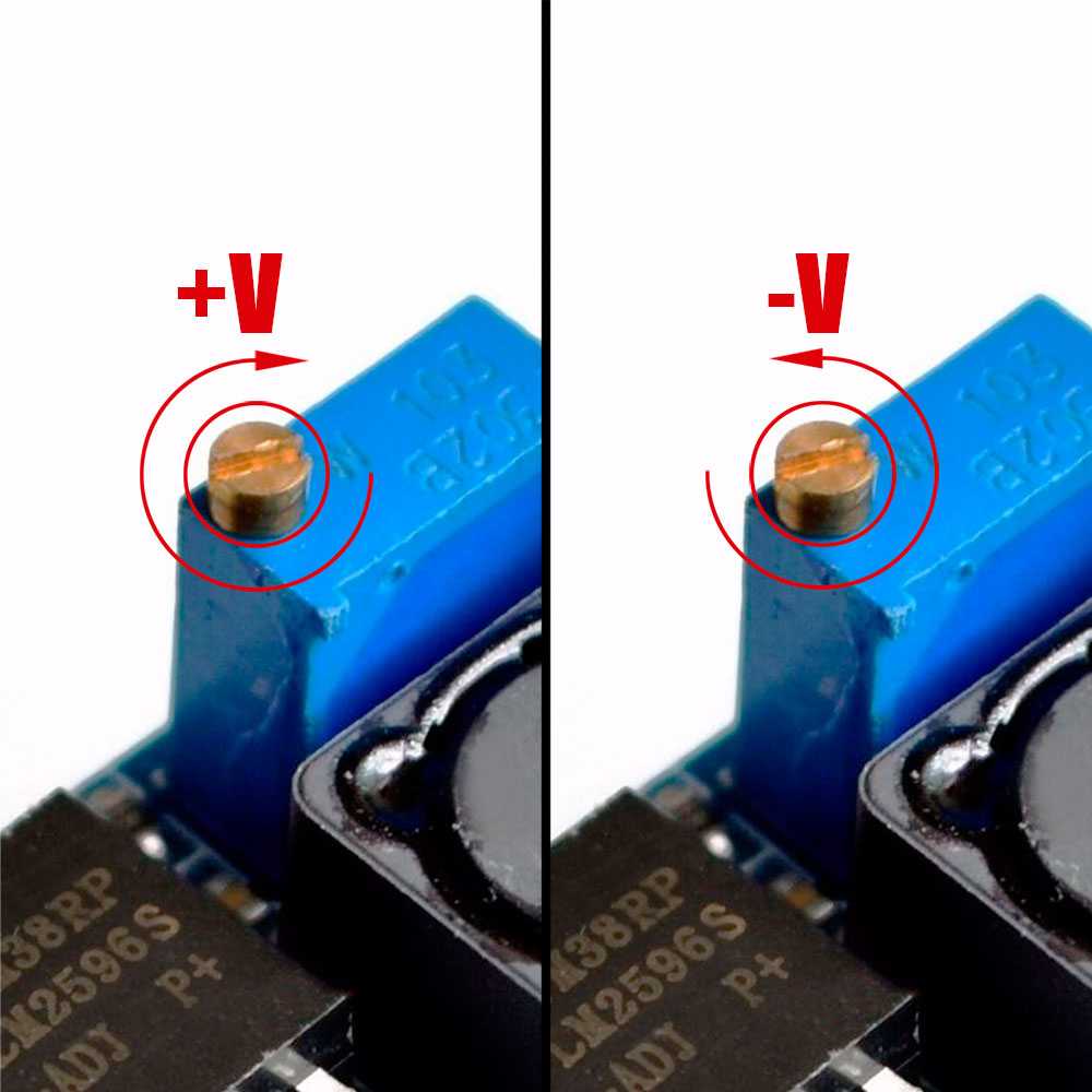 Módulo Regulador Voltaje LM2596S Reductor Tensión Paso de la Fuente Alimentación CC-DC Step Down 3.2-40V a 1.25-35V