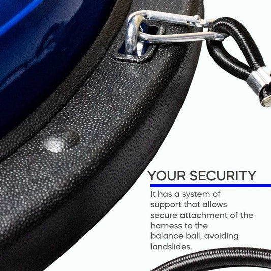 Entrenador de Equilibrio 58cm Azul Bos Balance Trainer Fitball Pelota de Gimnasia Pilates Up con Inflador Unisex Adulto