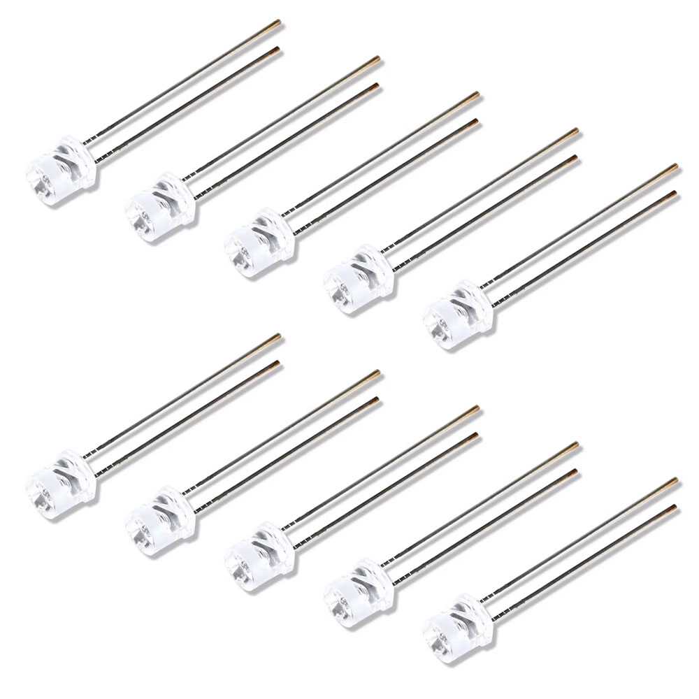 10x Fototransistor 5800B 5-10k 5mm 90W Foto Transistor, detector sensor, Photosensitive, Luminosidad Luz para