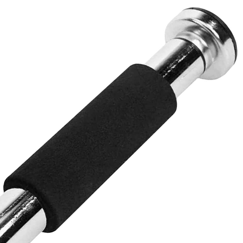 Barra Dominadas con Tornillos Incluidos, Soporta hasta 100kg, Gym, Ejercicio en Casa, Barra Dominadas Pared Plata, Calistenia,