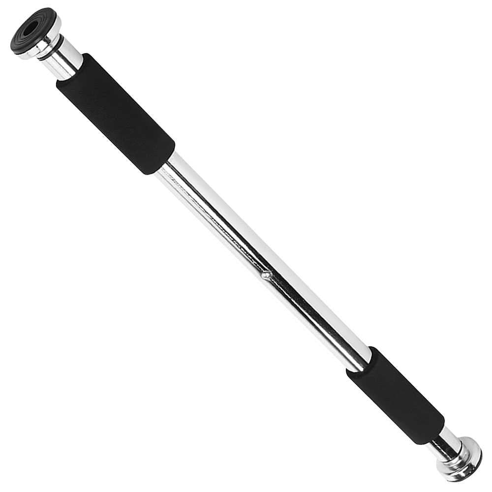 Barra Dominadas con Tornillos Incluidos, Soporta hasta 100kg, Gym, Ejercicio en Casa, Barra Dominadas Pared Plata, Calistenia,