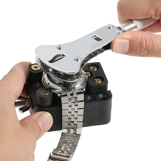 Kit de 13 Herramientas 144 Piezas para Reloj Estuche Negro