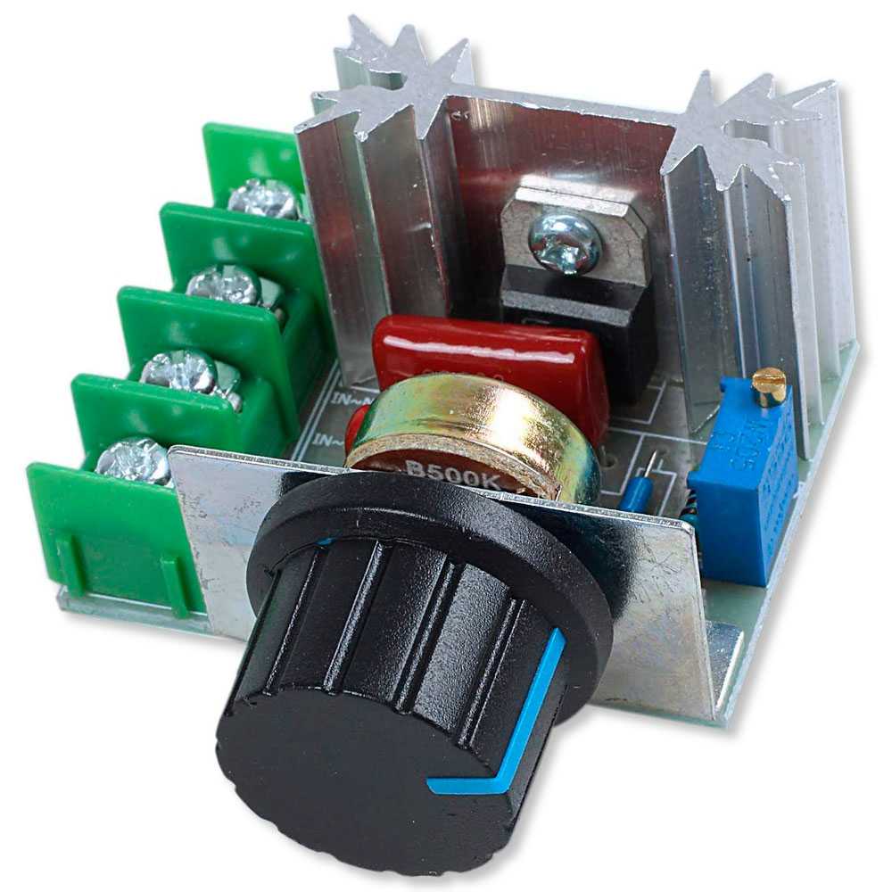 Regulador del Voltaje 2000W 220V 10A PWM AC Controlador de Potencia Ajustable Motor Ventilador Temperatura Tensión