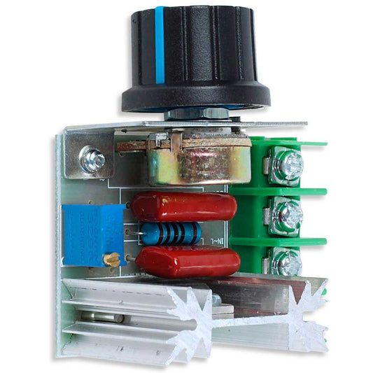 Regulador del Voltaje 2000W 220V 10A PWM AC Controlador de Potencia Ajustable Motor Ventilador Temperatura Tensión