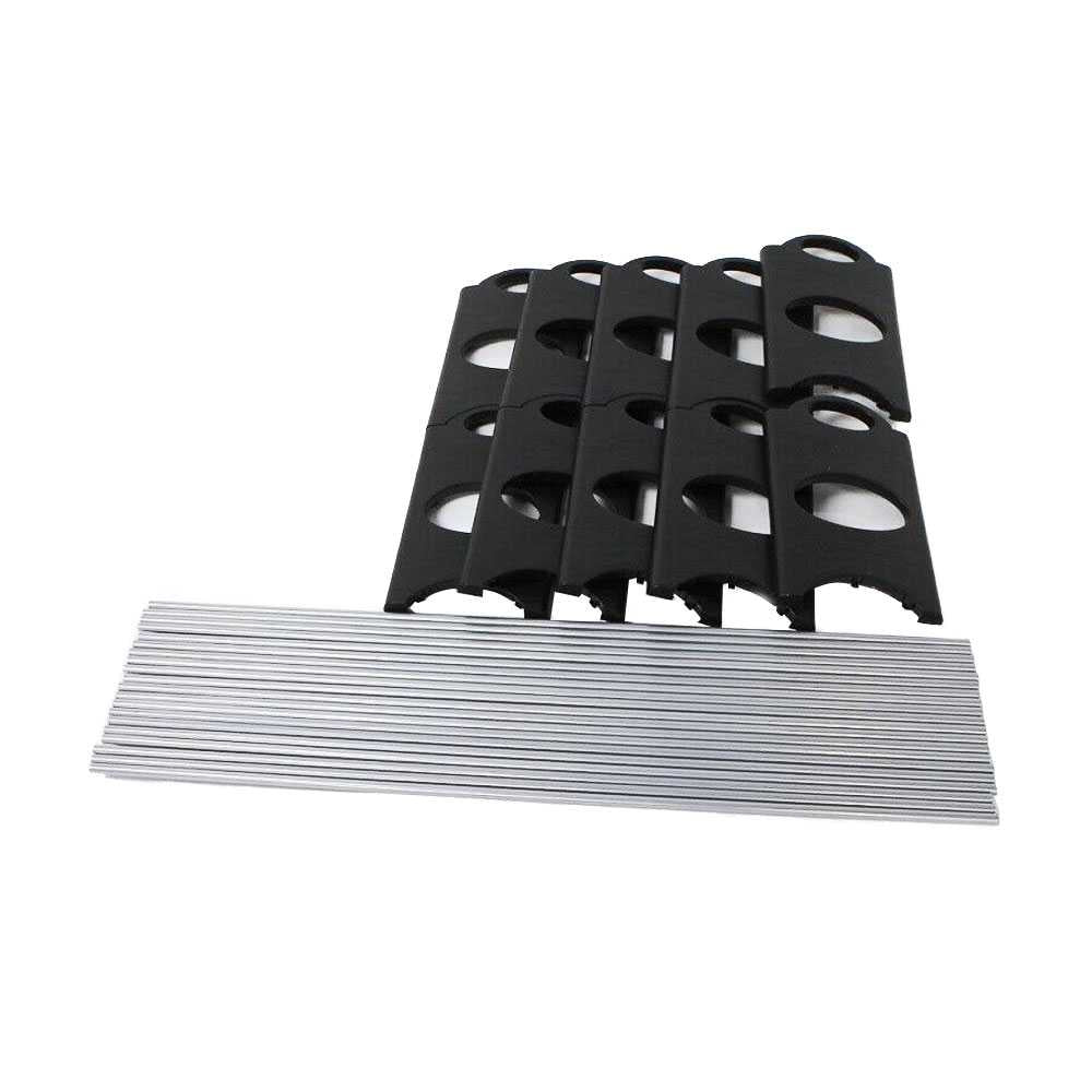 Zapatero 50 Pares Pairs Organizador de Zapatos 10 Baldas Tiers Alturas Estanteria Negro Shoes Rack Shelves Stand Storage Black