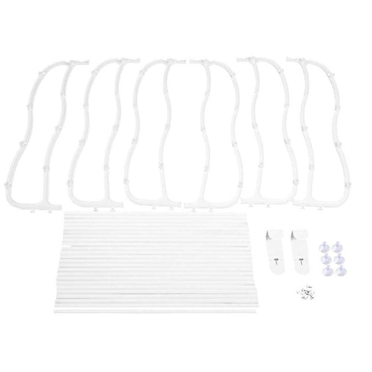 Zapatero Organizador Zapatos Colgante 36 Pares Estanteria Detras Puerta Blanco