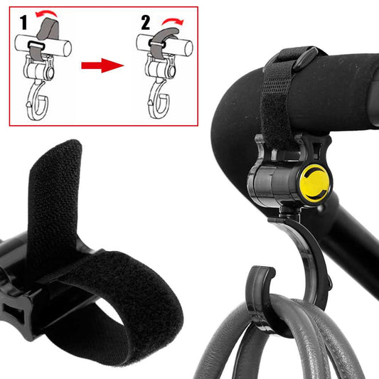 OcioDual 2x Ganchos Carro Bebe, Gancho Carrito Bebe, Ganchos para Carrito, Gancho para Carro Bebé, Pack 2 Colgador Bolsas,