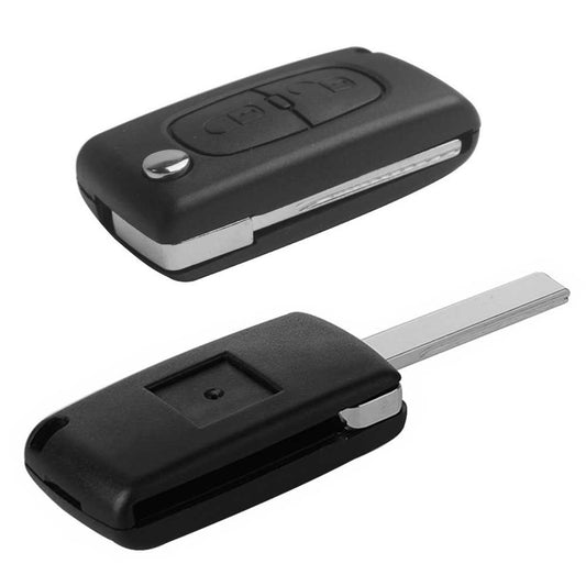 Mando Llave Funda Carcasa CE0523 HU83 Key Case para Peugeot 206 207 306 307 308 407 607 806, Citroen C2 C3 C4 C5 C6