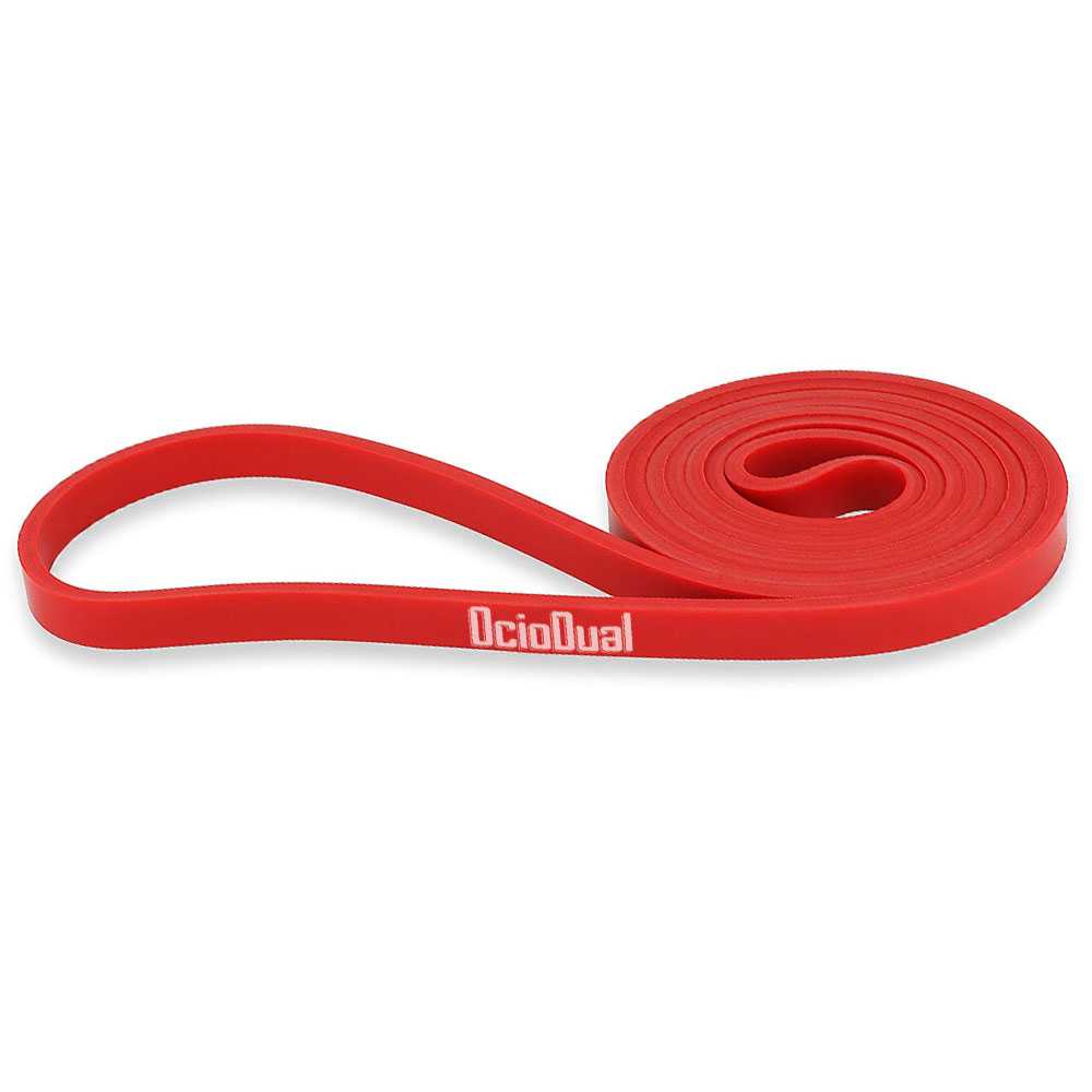 Banda Elástica de Resistencia para Fitness, Yoga, Musculación, Fuerza, Ejercicio, Nivel de resistencia: 7-16KG / 15-35LB, 21mm,