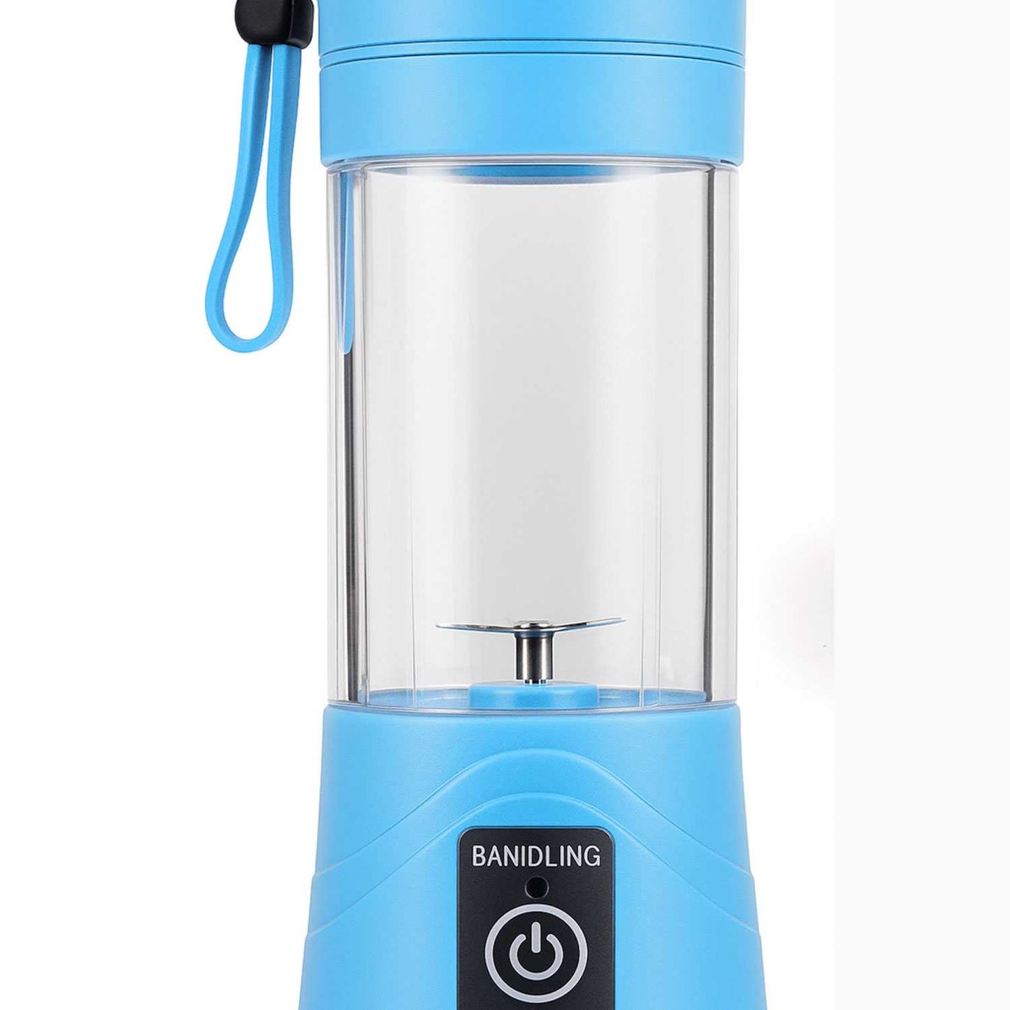 Batidora Portatil Bateria Recargable 380ml Azul 6 Cuchillas 3D USB Especial Batidos, Combinados, Coktelera