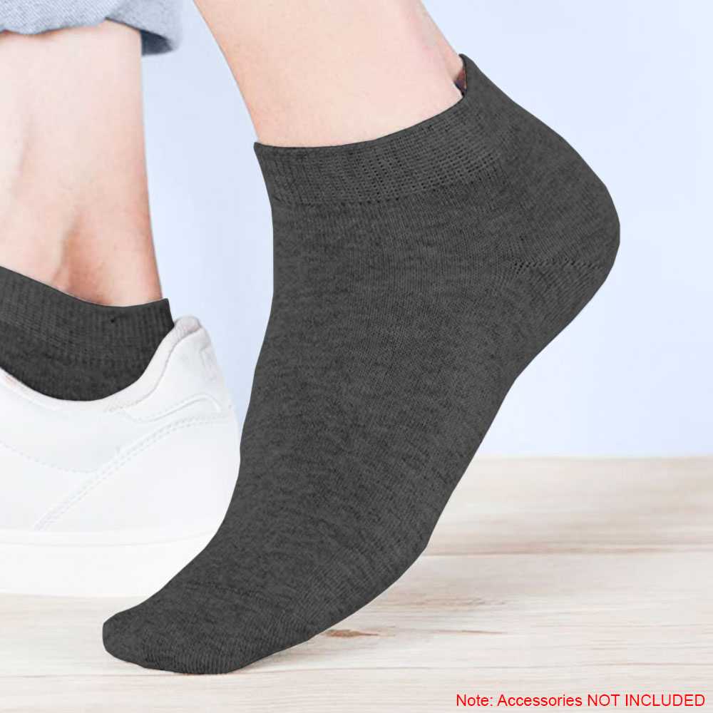 Paquete 5 Pares de Calcetines Muy Cortos Liner Extra Low Cut Talla 36-44 GF80782 Colores Lisos Hombre Mujer Unisex