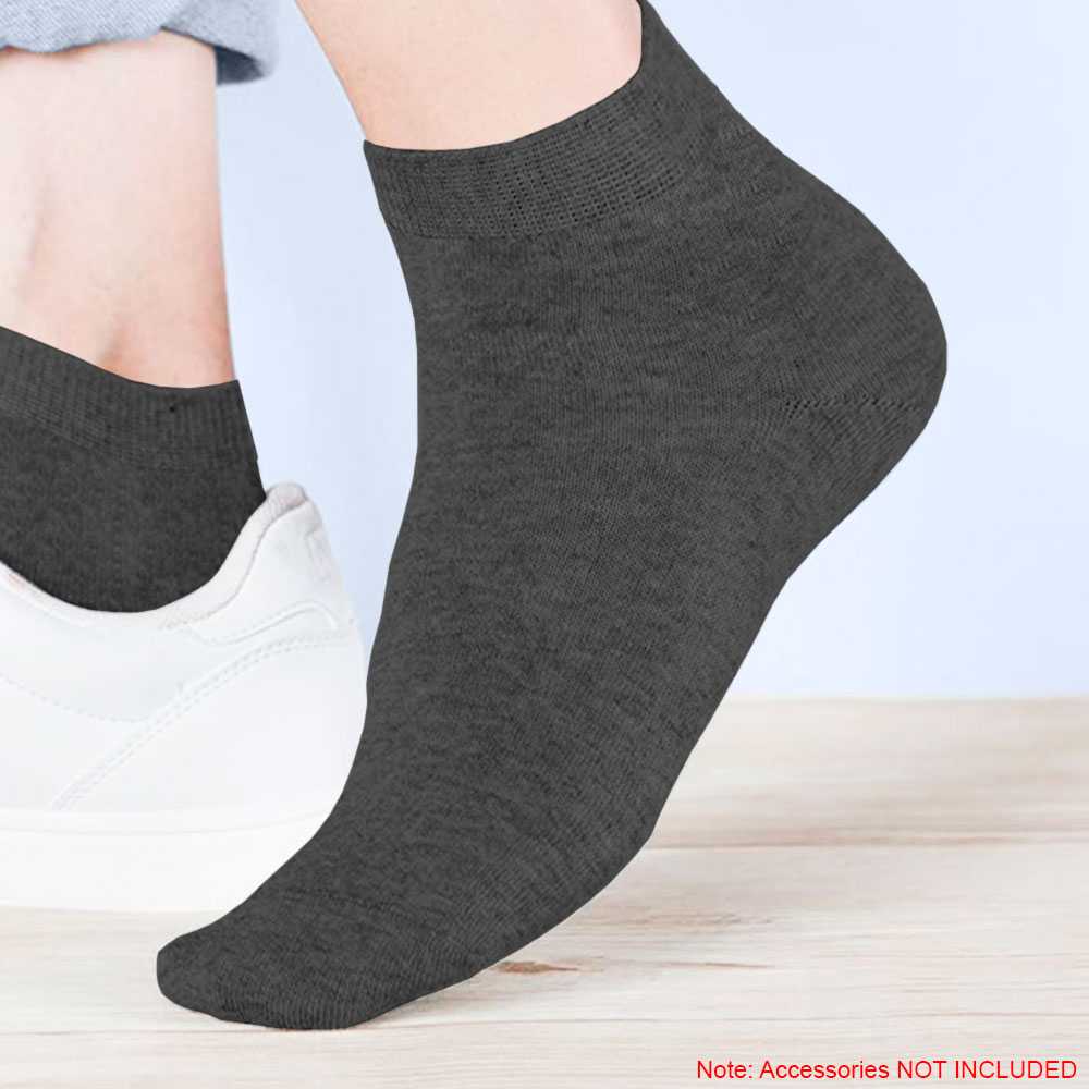 Paquete 4 Pares de Calcetines Cortos Ped Low Cut Tobilleros Talla 36-44 GF80783 Colores Lisos Hombre Mujer Unisex