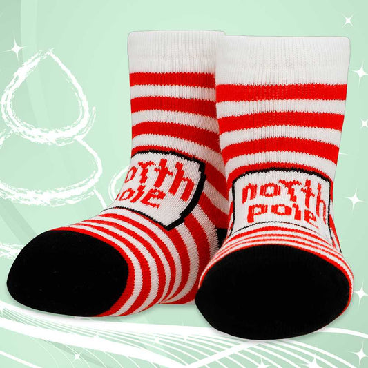 Paquete 5 Pares de Calcetines Estilo Navideños Cortos Ped Low Cut Tobilleros para Niños Niñas de 6-8 años L Mod.2