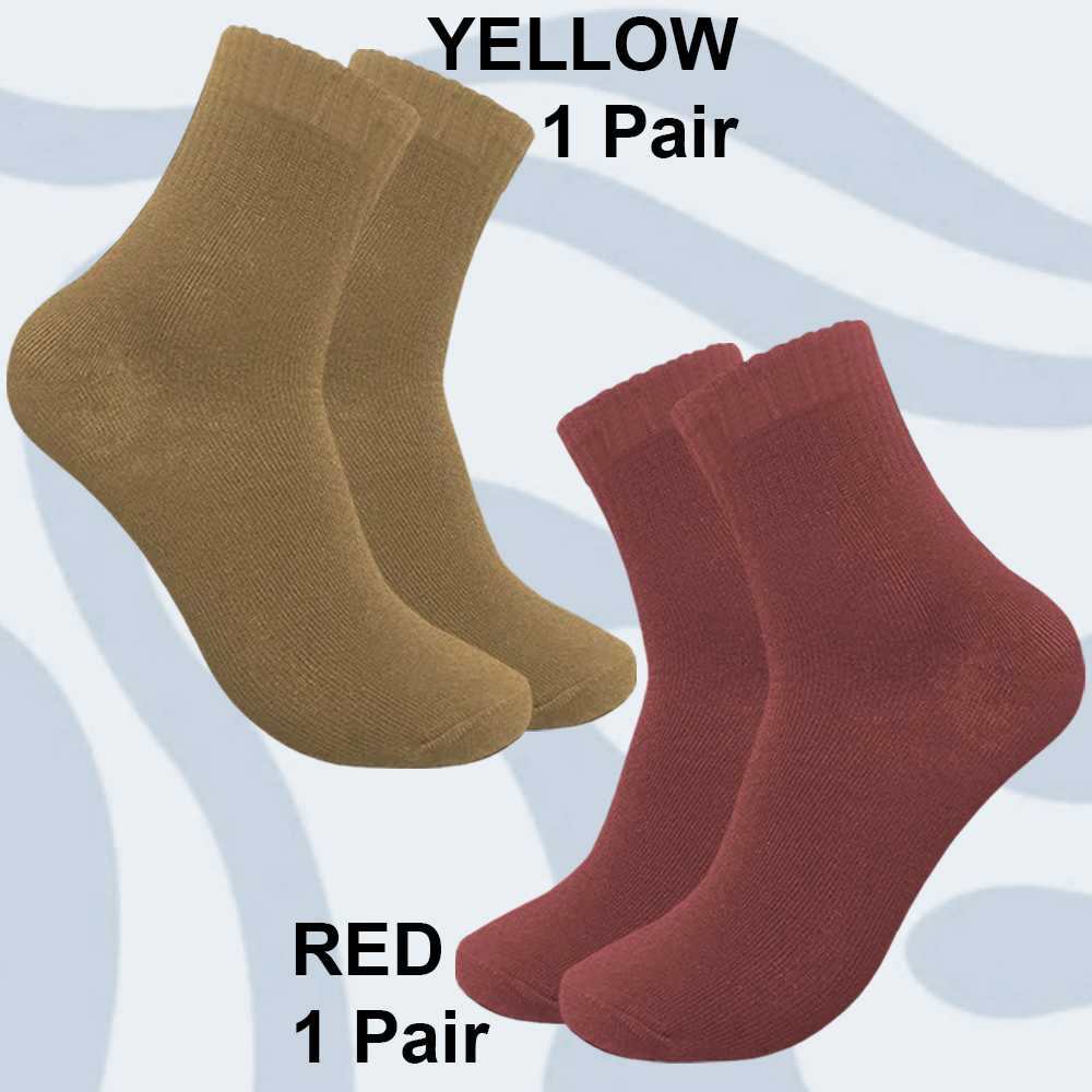 Evanka Paquete 5 Pares de Calcetines Algodón Talla 40-45 Colores Lisos Hombre Mujer Unisex Suaves Elásticos EK003