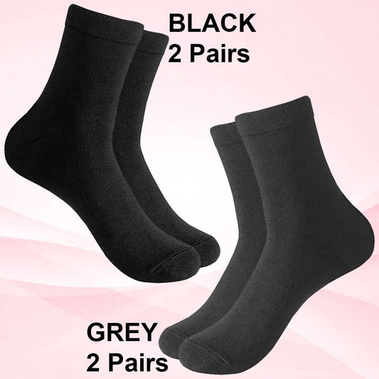 Evanka Paquete 10 Pares de Calcetines Algodón Talla 38-43 Colores Lisos Hombre Mujer Unisex Suaves Elásticos EK008