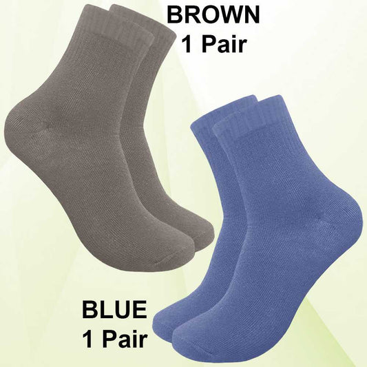 Evanka Paquete 6 Pares de Calcetines Algodón Talla 38-43 Colores Lisos Hombre Mujer Unisex Suaves Elásticos EK009