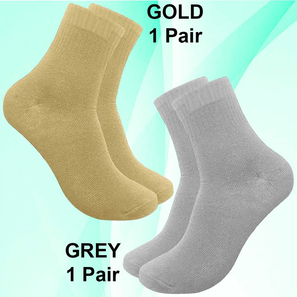Evanka Paquete 6 Pares de Calcetines Algodón Talla 38-43 Colores Lisos Hombre Mujer Unisex Suaves Elásticos EK009