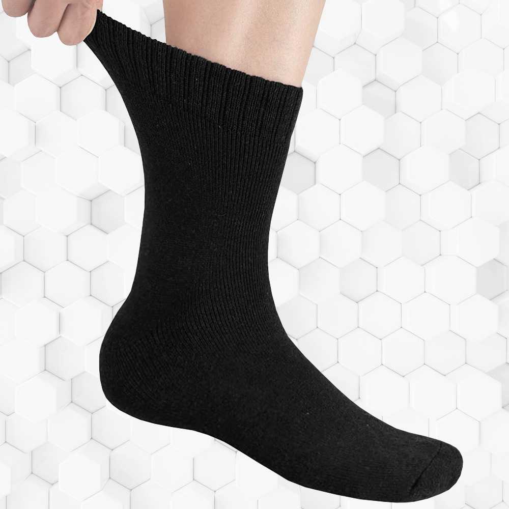 Evanka EK013 Paquete 5 Pares de Calcetines Algodón Calientes Talla 40-45 Colores para Invierno Hombre Suaves Elasticos