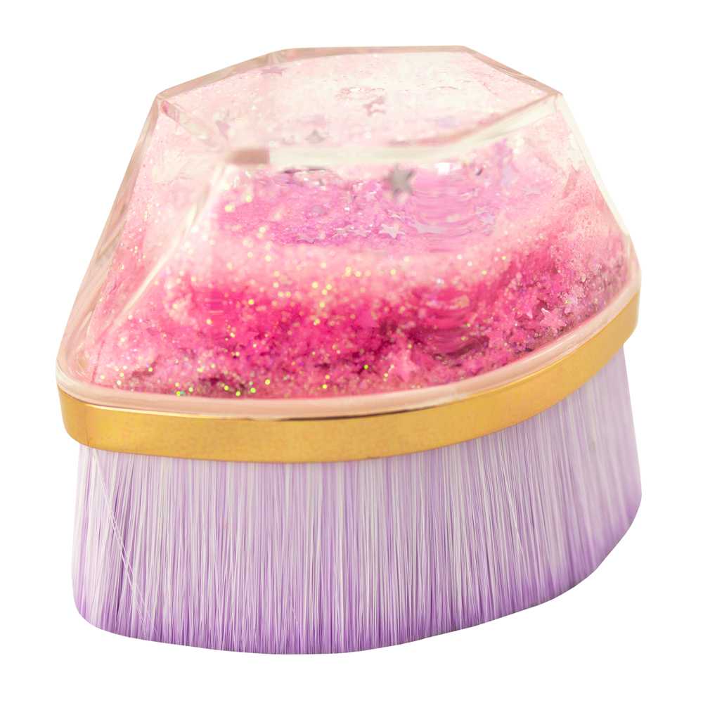 Brocha de Maquillaje Fluido Kabuki Facil Rosa para Bases Cremosas Liquidas o en Polvo Base Facial Cara Rostro Cepillo Pincel Pelo Sintetico Suave