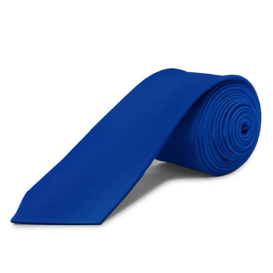 Corbata Estrecha Unisex sin Estampado Satinado  Azul Marino n16 para Celebraciones y Eventos 100% poliéster