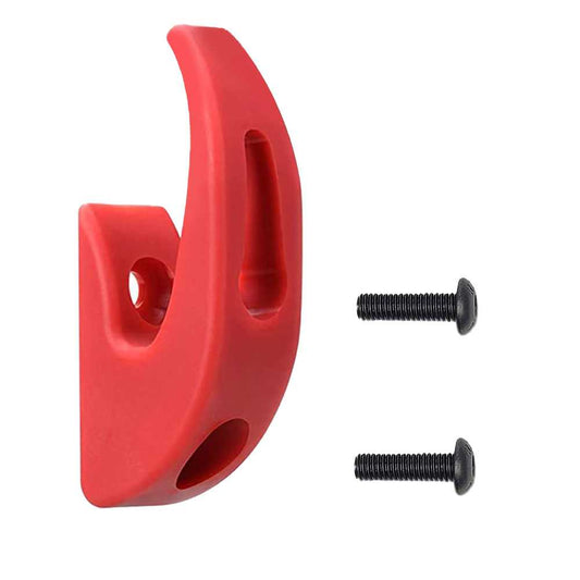 Gancho Delantero Portabolsos y Mochilas, Accesorios Patin Eléctrico para Xiaomi M365 / 1S / Pro Scooter, Percha de Gadgets Color Rojo