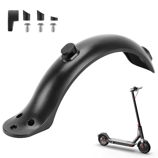 Guardabarros Trasero de Recambio Compatible con Patinete Eléctrico Profesional Xiaomi M365 / M365 Pro original Color Negro