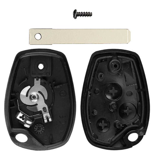 Carcasa Llave de Mando 3 Botones Compatible con Clio, Kangoo, Modus, Twingo, Trafic Master