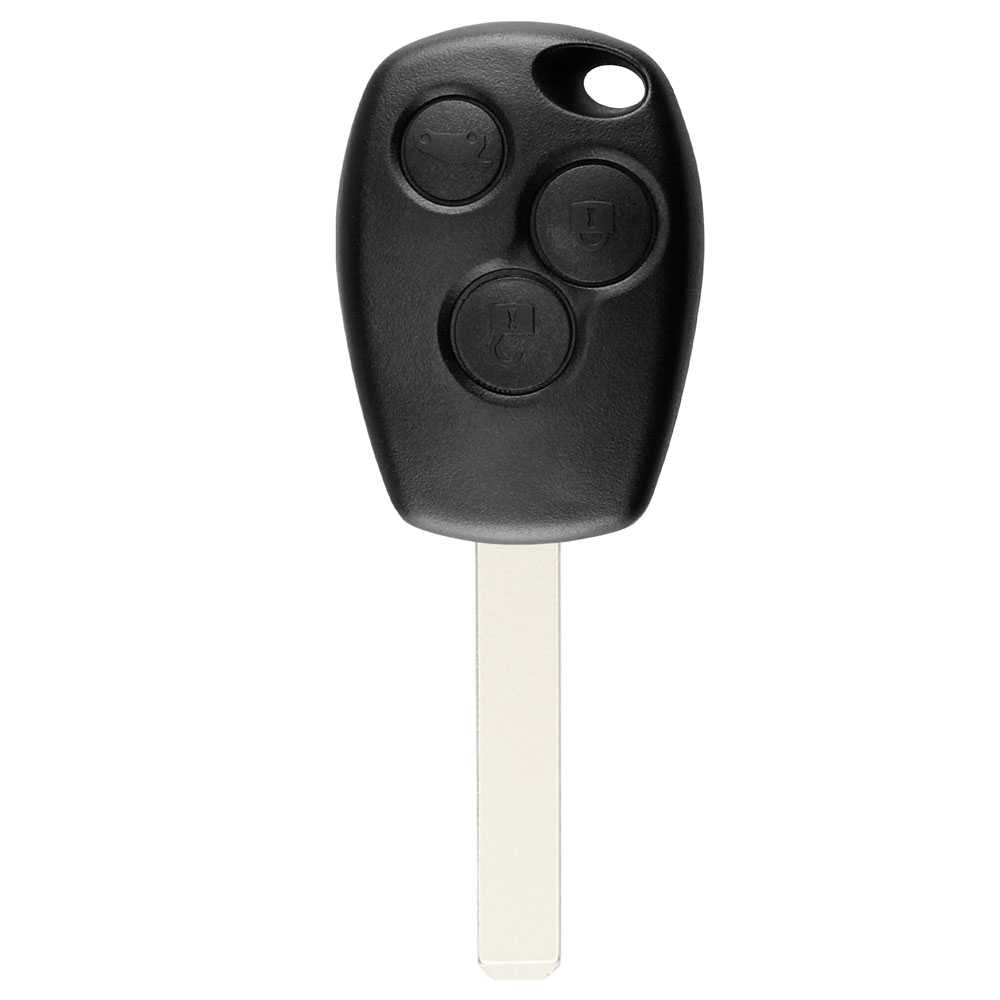 Carcasa Llave de Mando 3 Botones Compatible con Clio, Kangoo, Modus, Twingo, Trafic Master