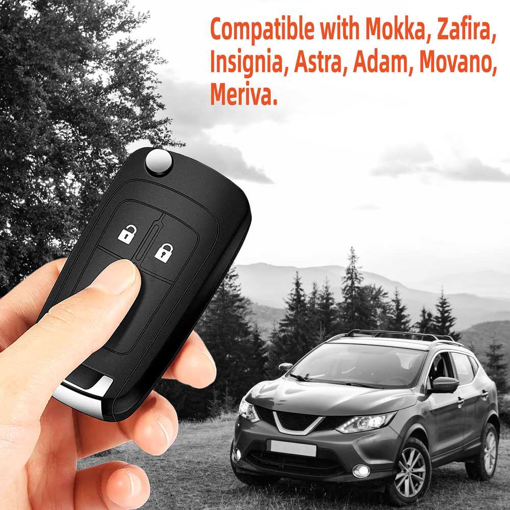 Carcasa Mando Llave Compatible Con Modelos Opel/Chevrolet de 2 Botones