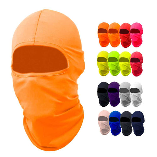 Pasamontañas Bufanda Protector UV Naranja para Deportes al Aire Libre Esqui Dias Frios Invierno Airsoft Paintball