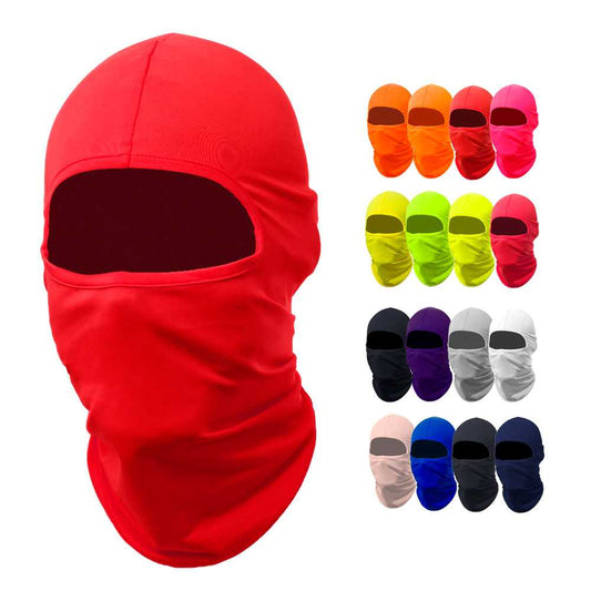 Pasamontañas Bufanda Protector UV Rojo para Deportes al Aire Libre Esqui Dias Frios Invierno Airsoft Paintball